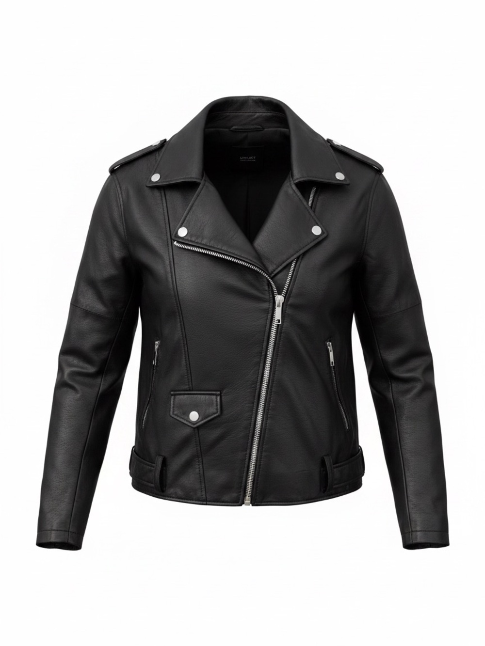 LTH JKT Black Leather Moto Jacket - Women
